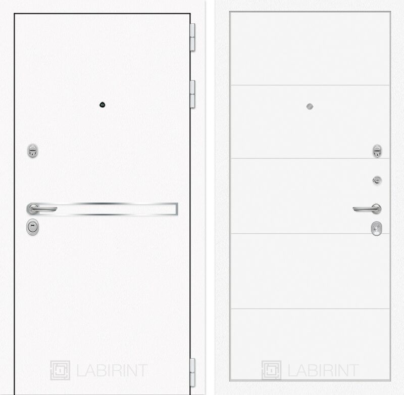 Лабиринт Line white Шагрень белая + Панель на выбор
